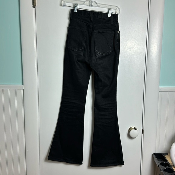 Moussy High Waisted Rebirth Flare Black Jeans Size 24 - Picture 3 of 16